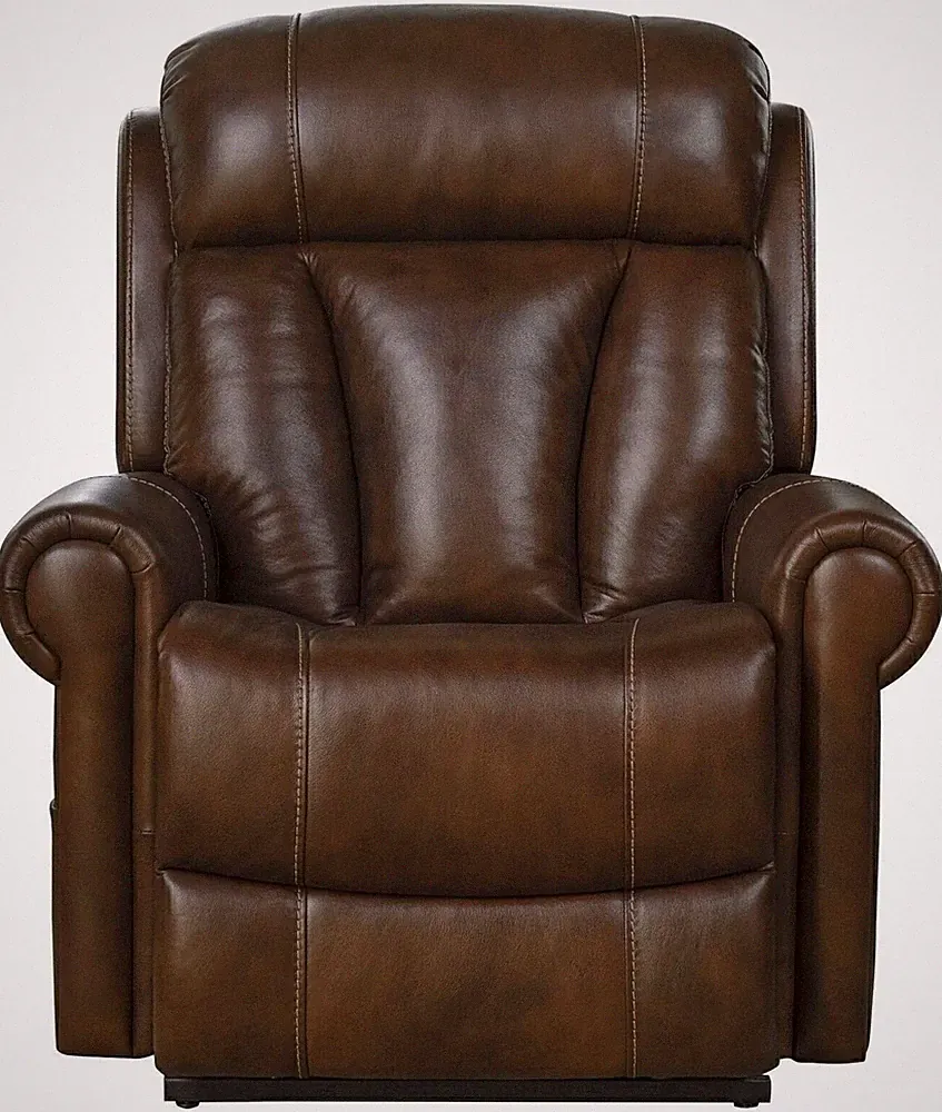 Barcalounger Lyndon power recliner-Tonya-Brown