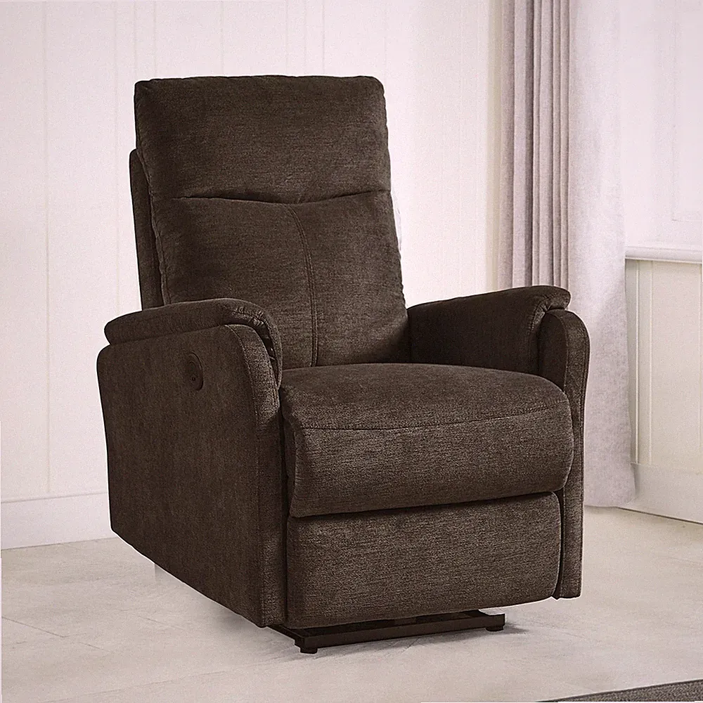 Power Recliner Chair Electric Single Reclining Sofa Living Room Home Theater USB