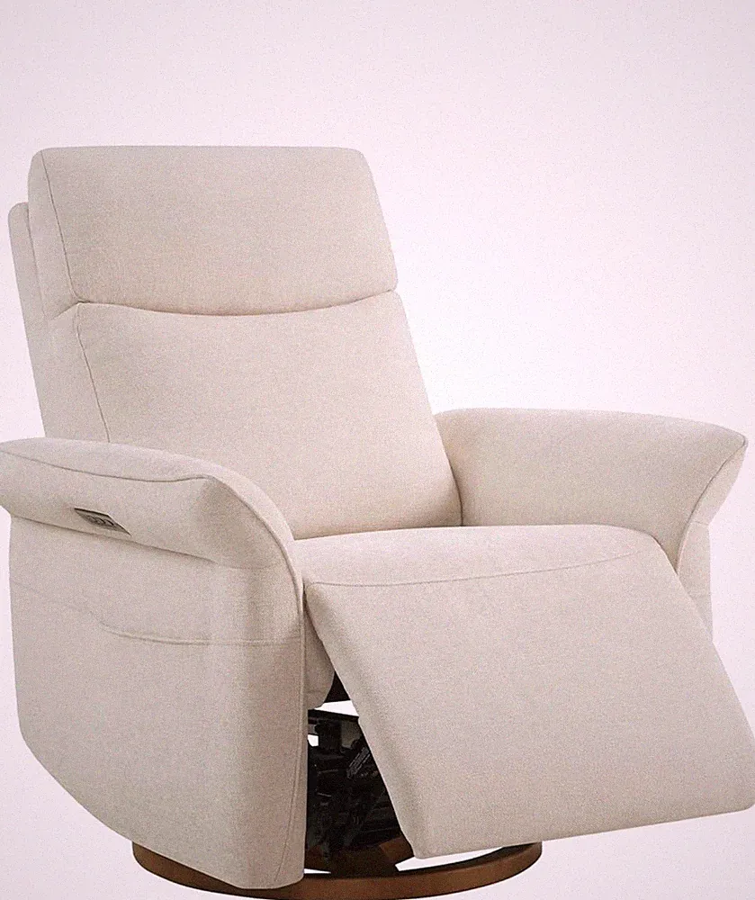 Power Recliner Chair, Electric Triple-Motor Swivel Glider Nursery Rocking